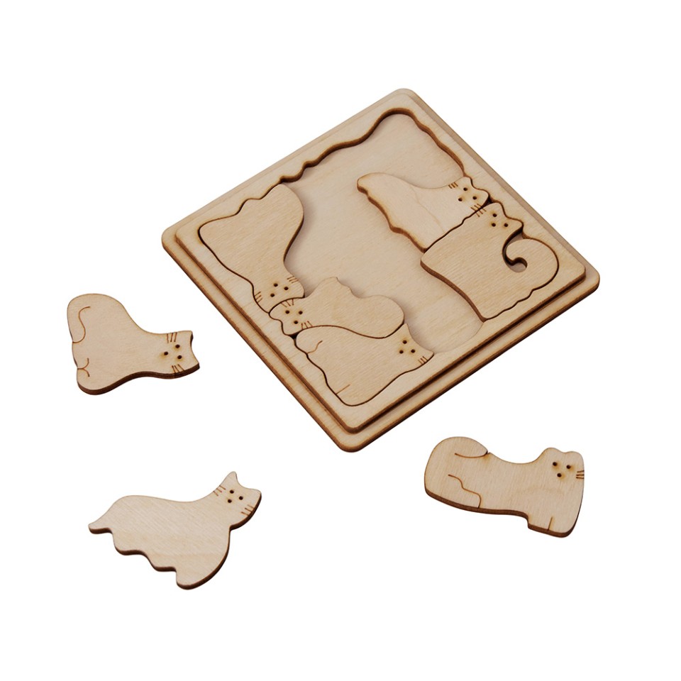 Деревянная головоломка "Catgram"