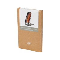 Тонкая алюминиевая подставка для телефона Rise, черный