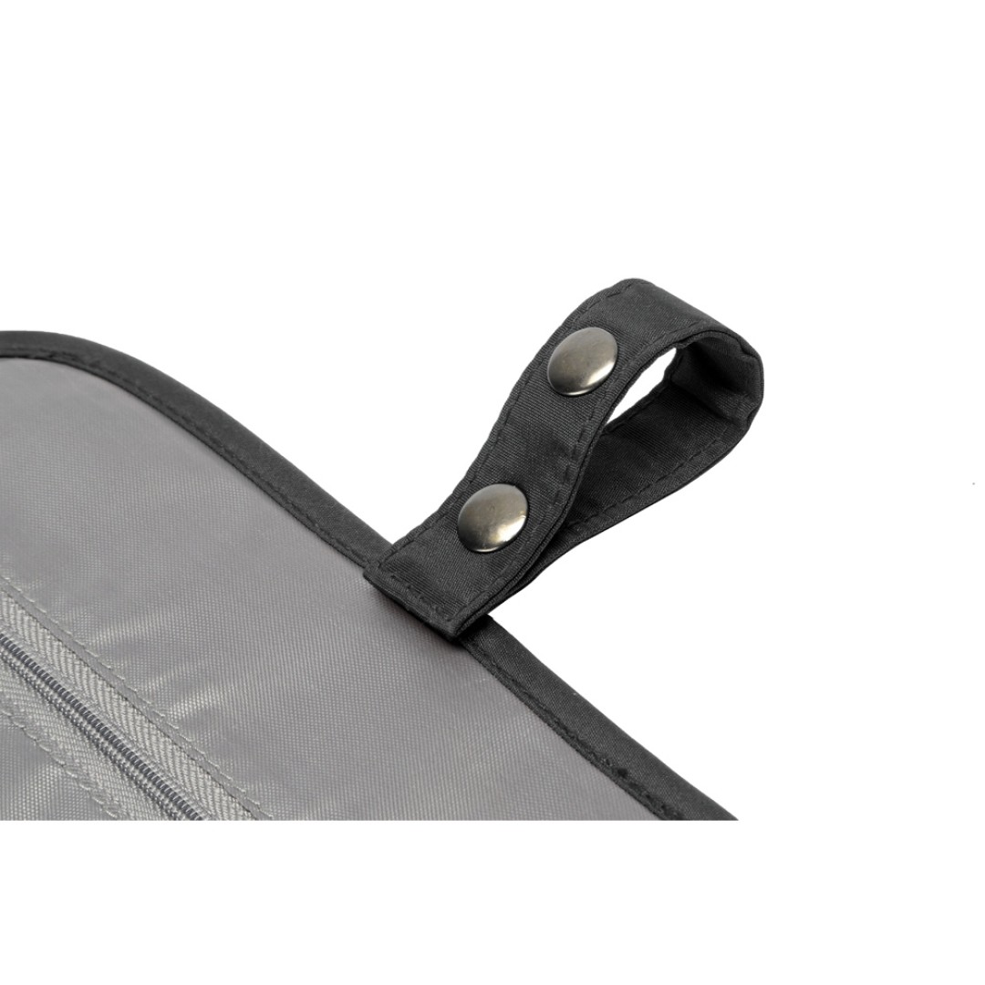 Несессер для путешествий со съемной косметичкой "Flat", черный