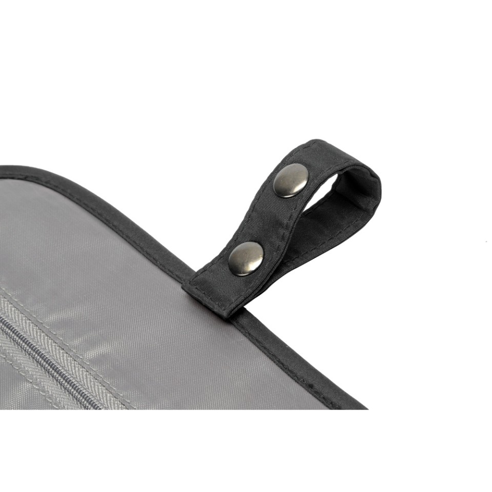 Несессер для путешествий со съемной косметичкой "Flat", черный