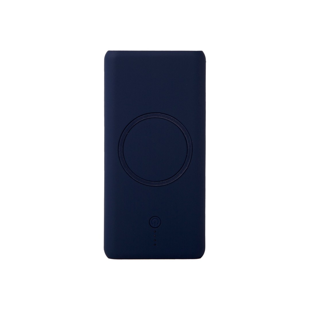 Внешний беспроводной аккумулятор c QC/PD "Reload", 10000 mAh, темно-синий (Р)