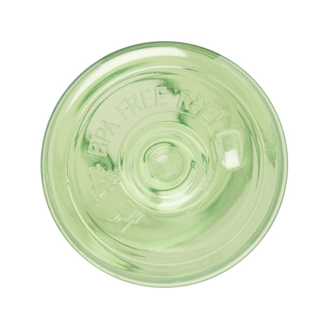 Бутылка для воды Sky из переработанной пластмассы объемом 650 мл - Зеленый