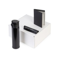 Подарочный набор «Premier» с термокружкой, парковочной визиткой и обложкой для документов