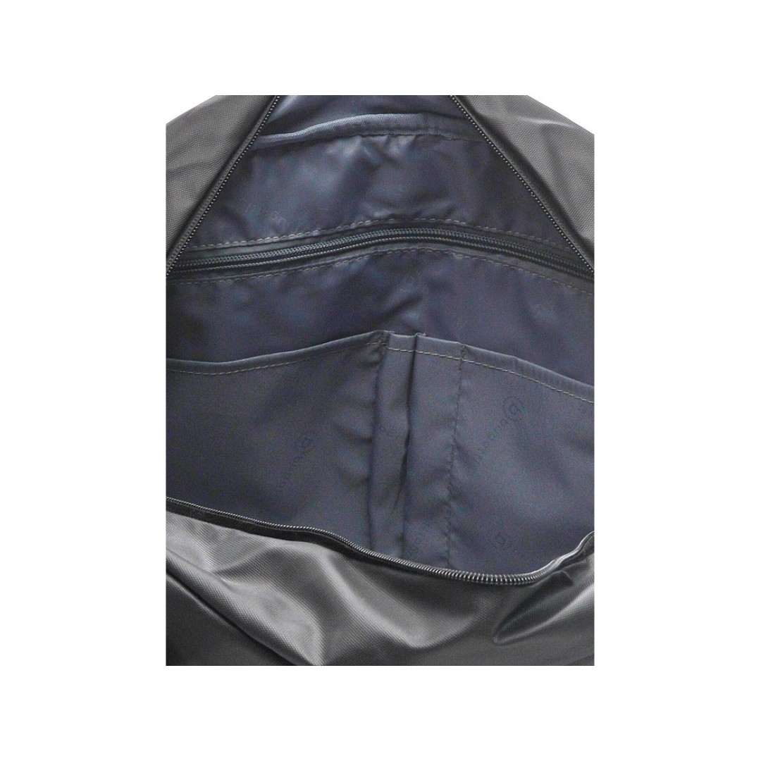 Сумка спортивная BUGATTI Universum 15'', графитовая, полиэстер меланж/тарпаулин, 54х14х33 см, 24 л