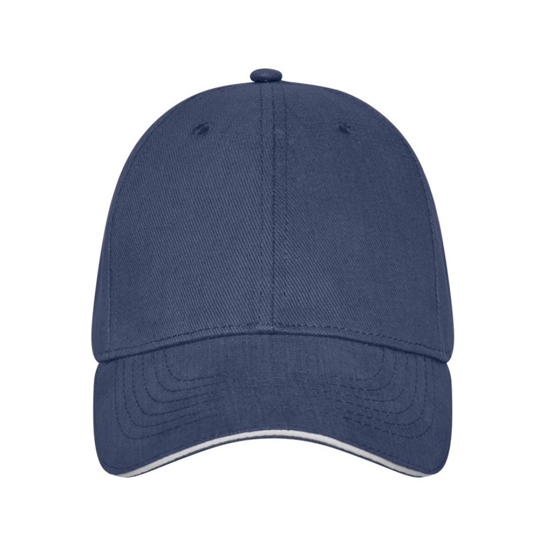 Бейсболка Darton, 6 панелей, темно-синий