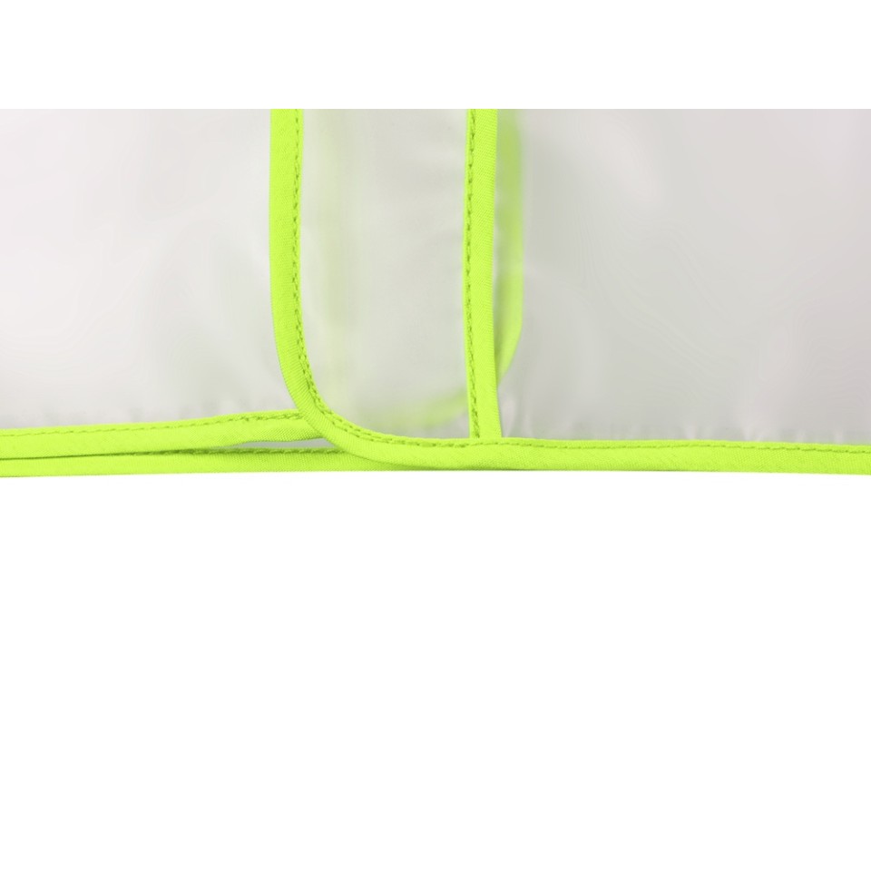 Дождевик "Providence", прозрачный/зеленый с чехлом