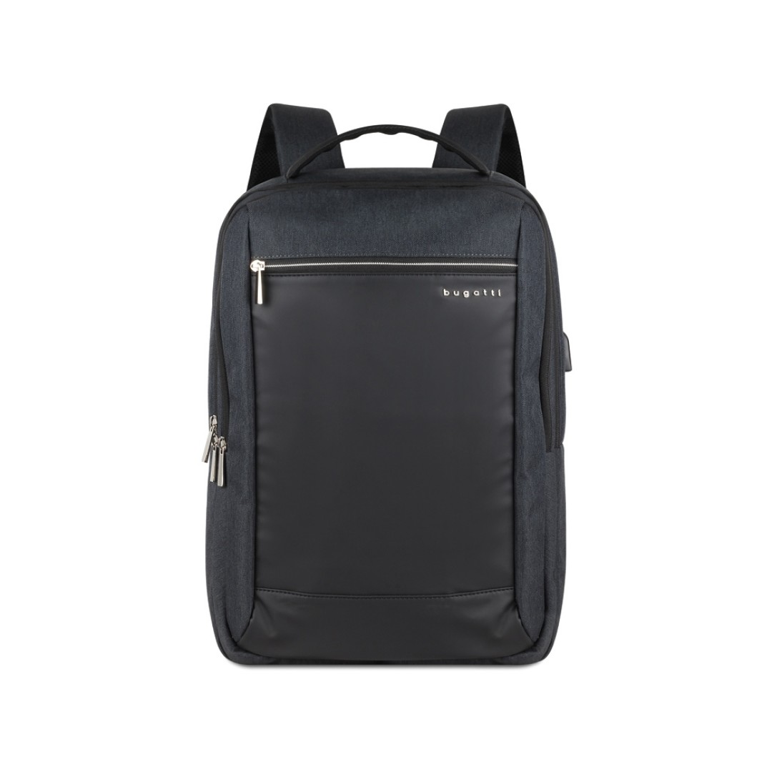 Рюкзак мужской BUGATTI Sera 15'', антрацитовый, полиэстер, 32х12х46 см, 16 л