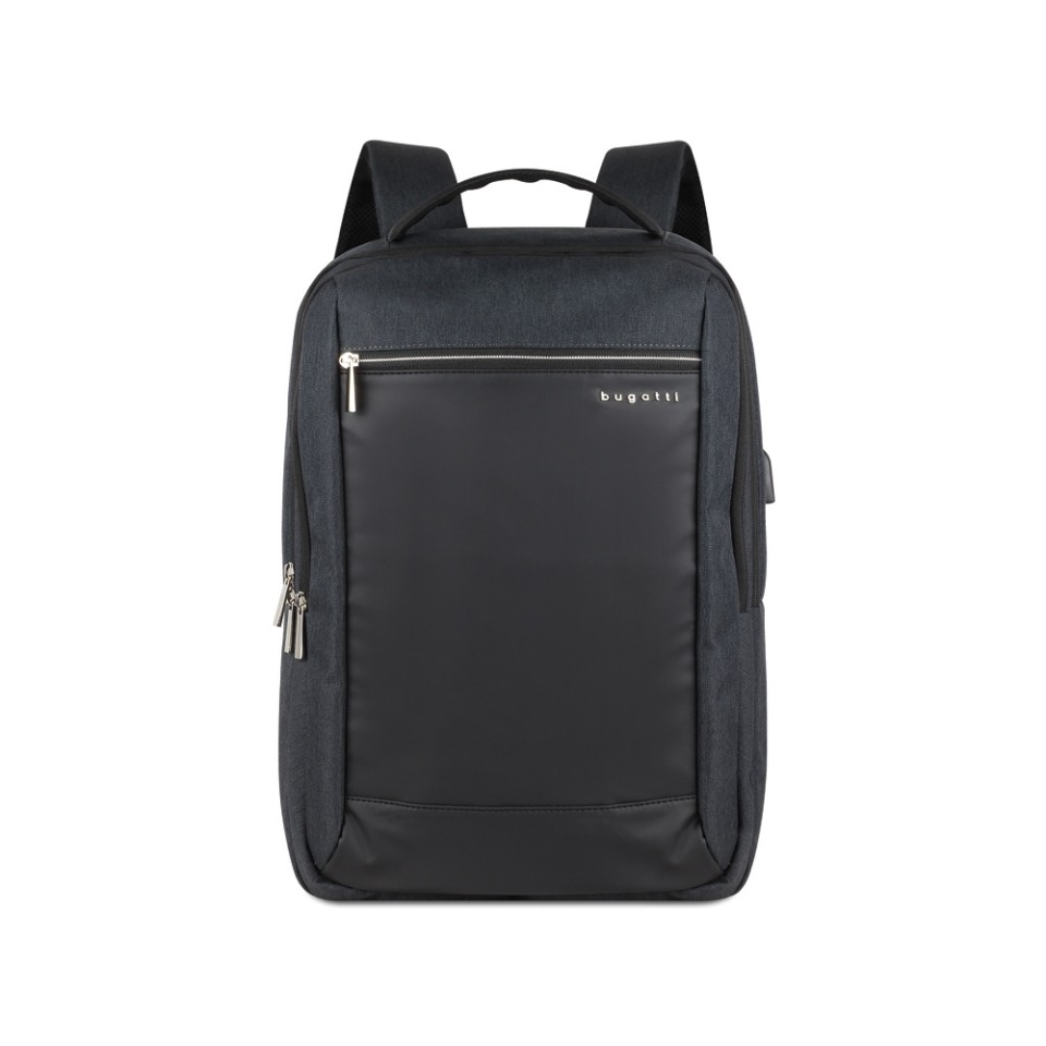 Рюкзак мужской BUGATTI Sera 15'', антрацитовый, полиэстер, 32х12х46 см, 16 л