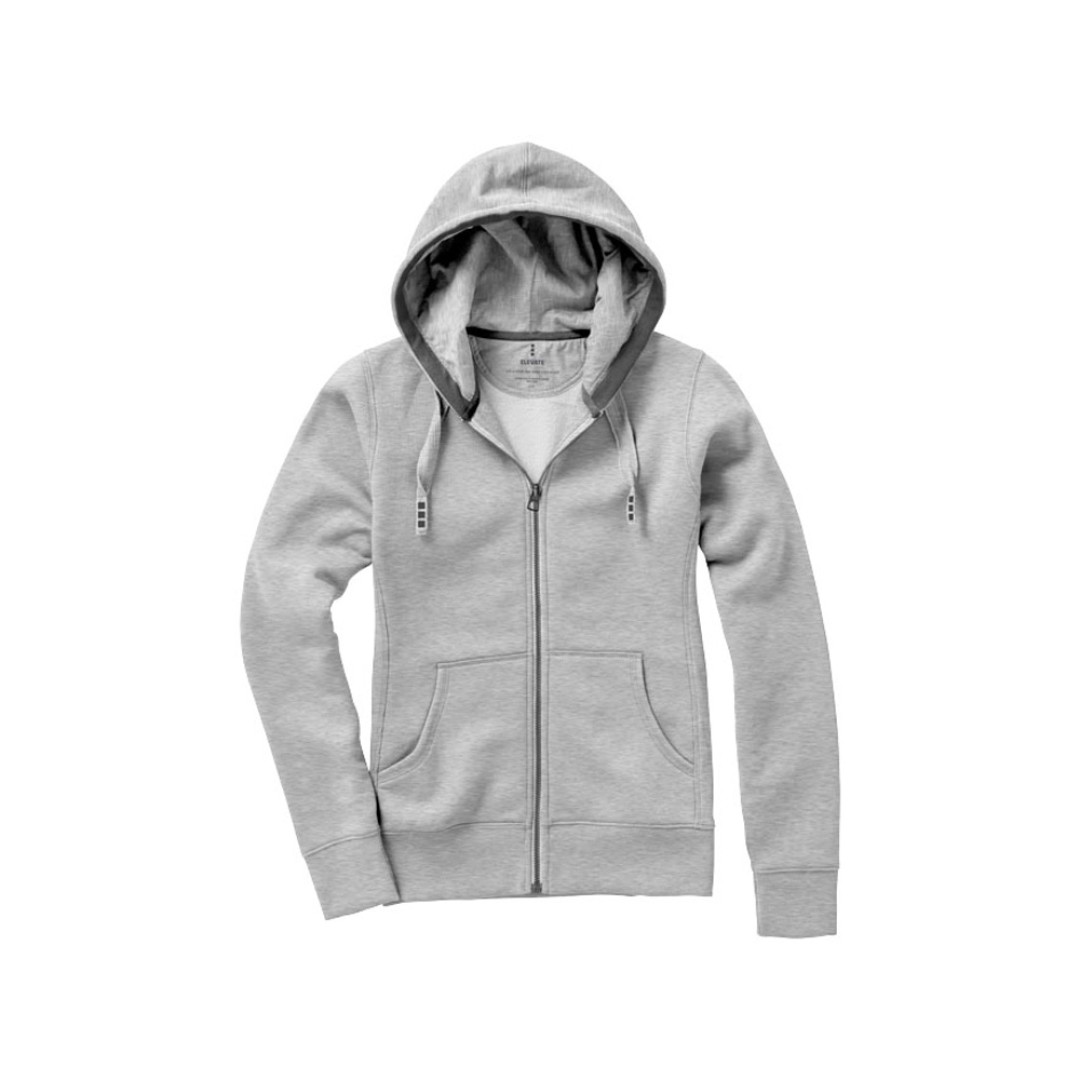 Толстовка «Arora» женская с капюшоном, серый меланж