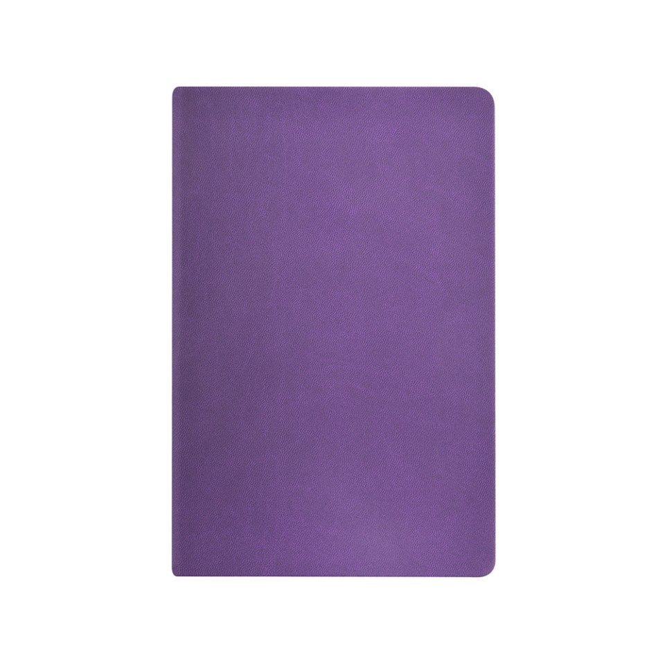 Ежедневник А5 "Megapolis Color New" soft-touch, фиолетовый