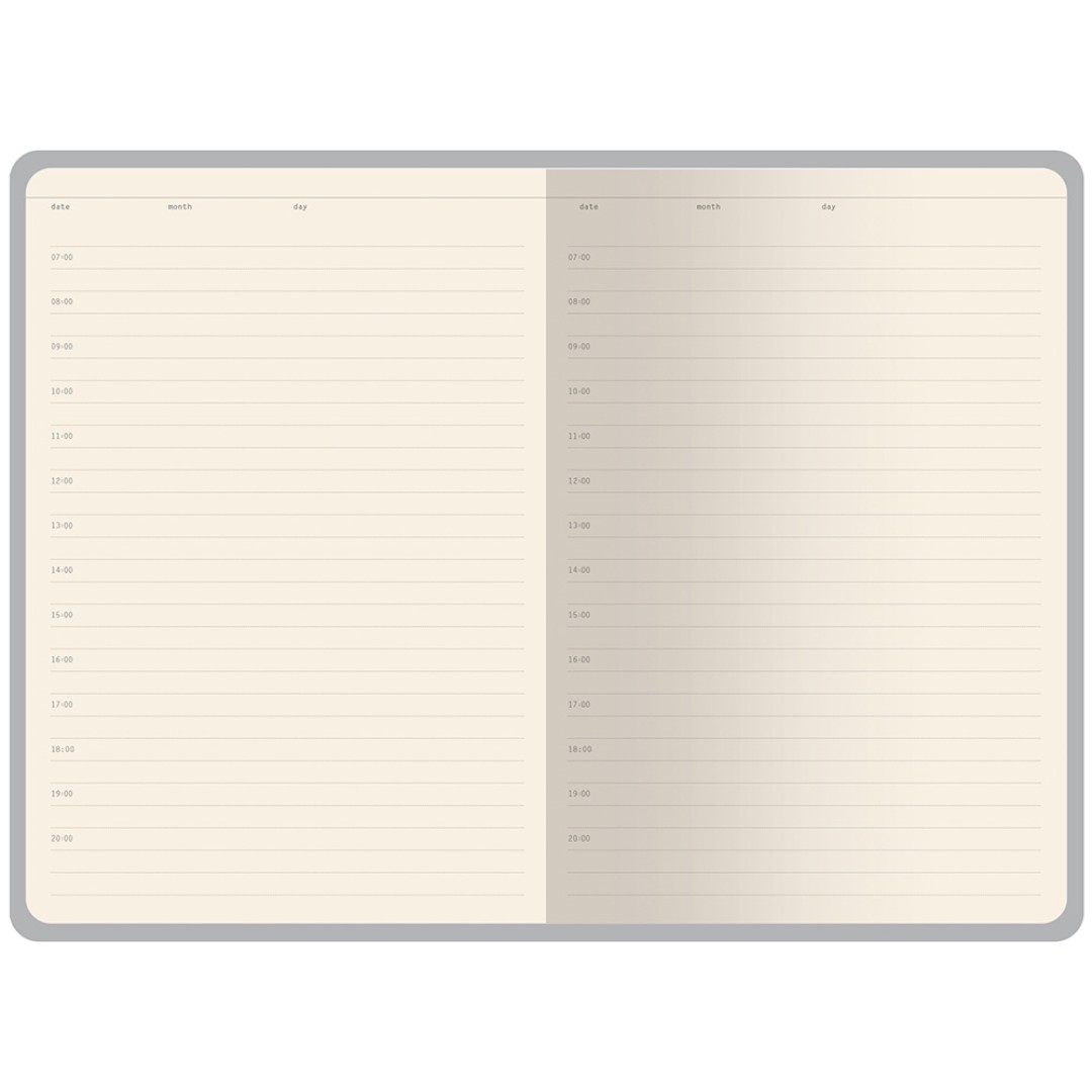 Ежедневник недатированный с магнитным клапаном А5 "Venezia", красный