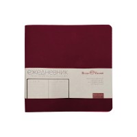 ЕЖЕДНЕВНИК недатированный А5- "MEGAPOLIS FLEX QUATTRO" (БОРДОВЫЙ)