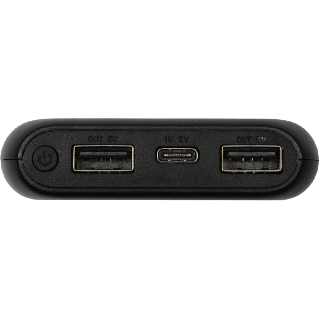 Портативное беспроводное зарядное устройство с док-станцией "Uniq", 10000 mah, черный