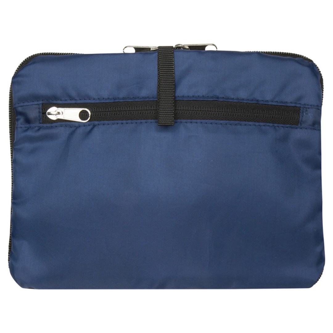 Складной рюкзак EcoFold объемом 15 л из переработанного ПЭТ-пластика - Темно - синий