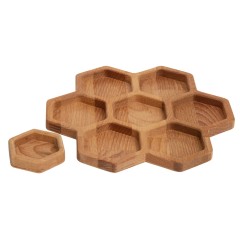 Менажница соты с одной соусницей "Соты" (Р)