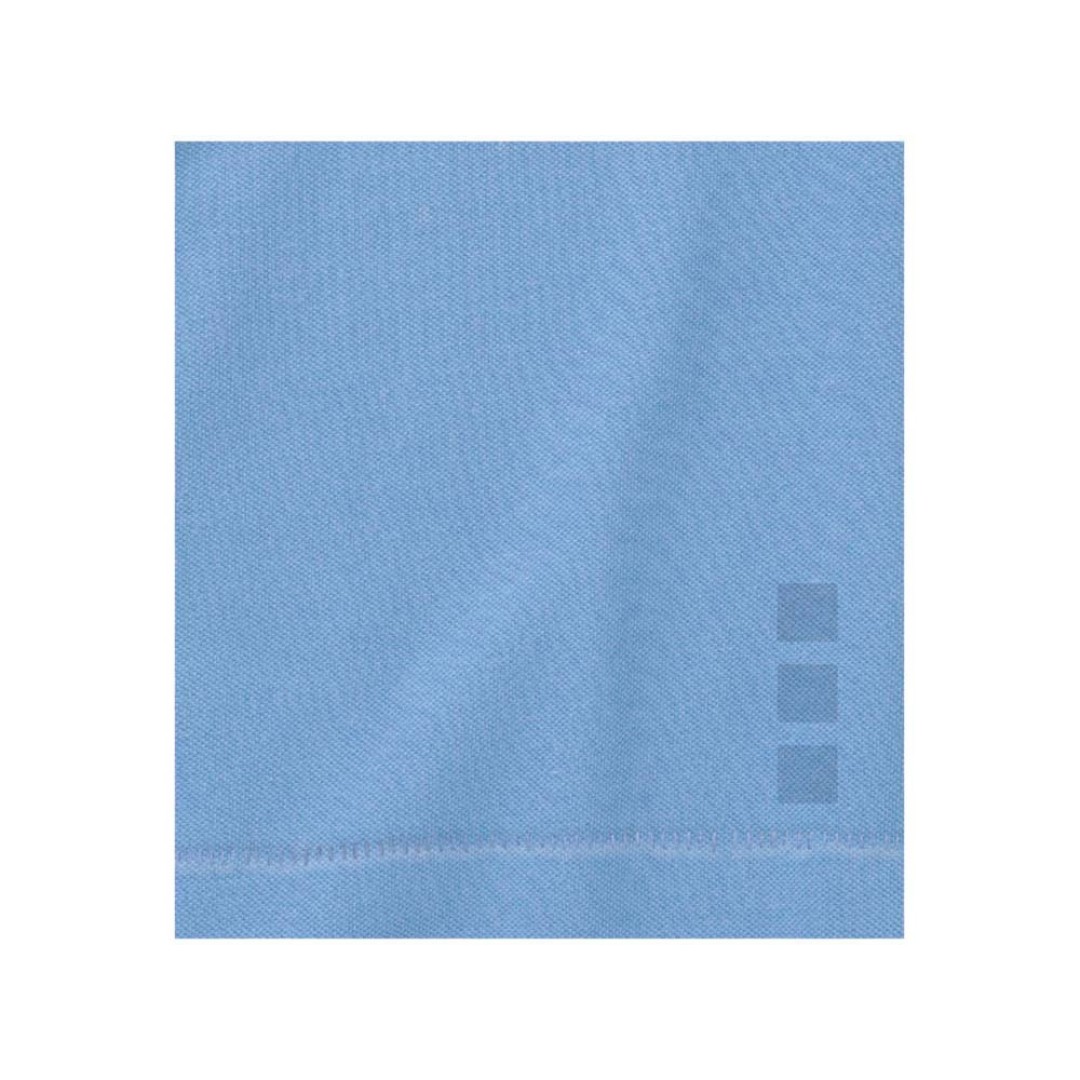 Calgary женская футболка-поло с коротким рукавом, голубой