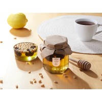 Мед с сосновой шишкой и кедровым орехом 250 гр.