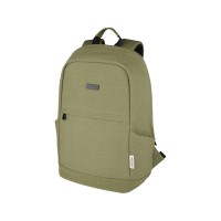 Рюкзак для ноутбука 15,6 дюймов с защитой от кражи Joey объемом 18 л из брезента, переработанного по стандарту GRS, оливковый