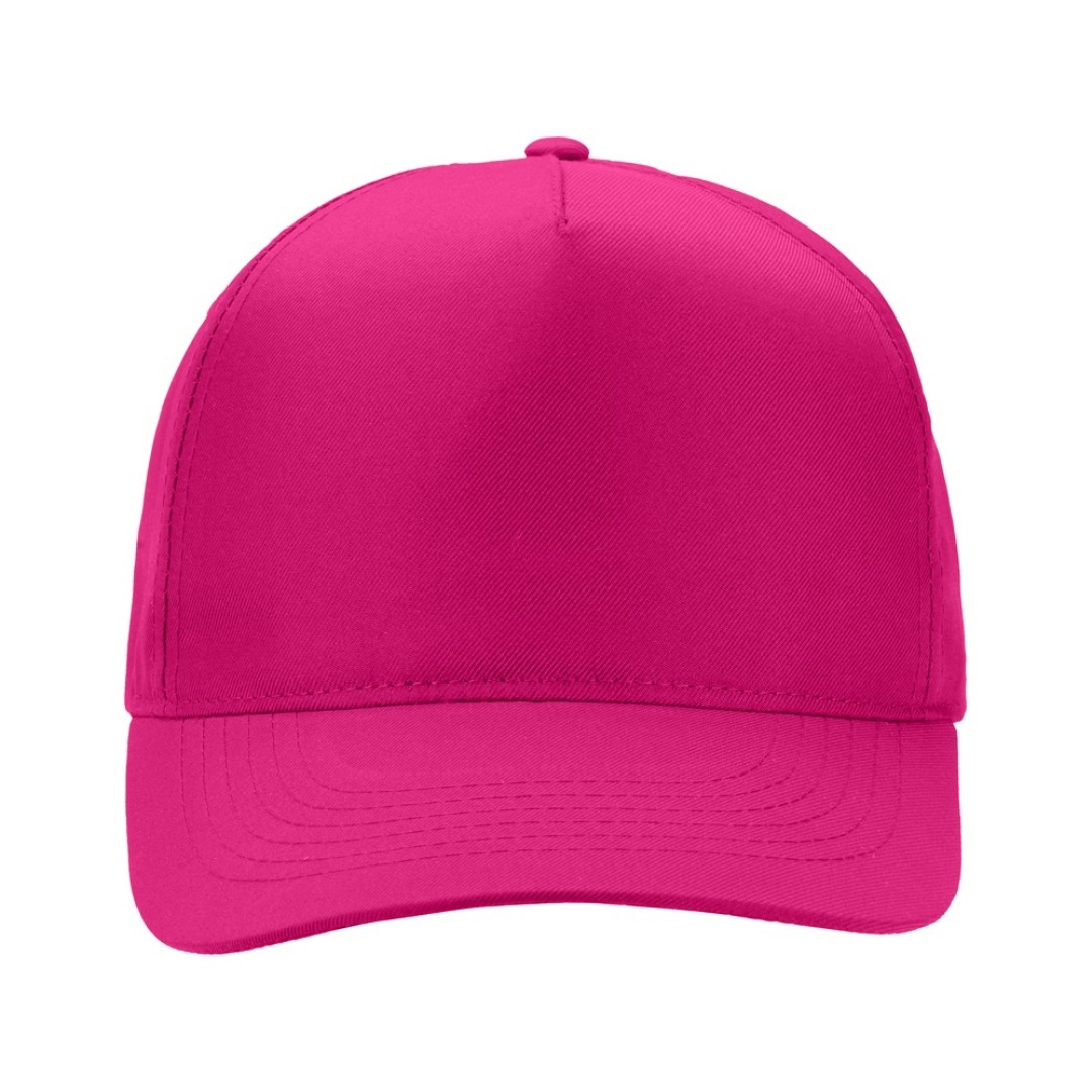 Бейсболка "Poly" 5-ти панельная 120гр, фуксия