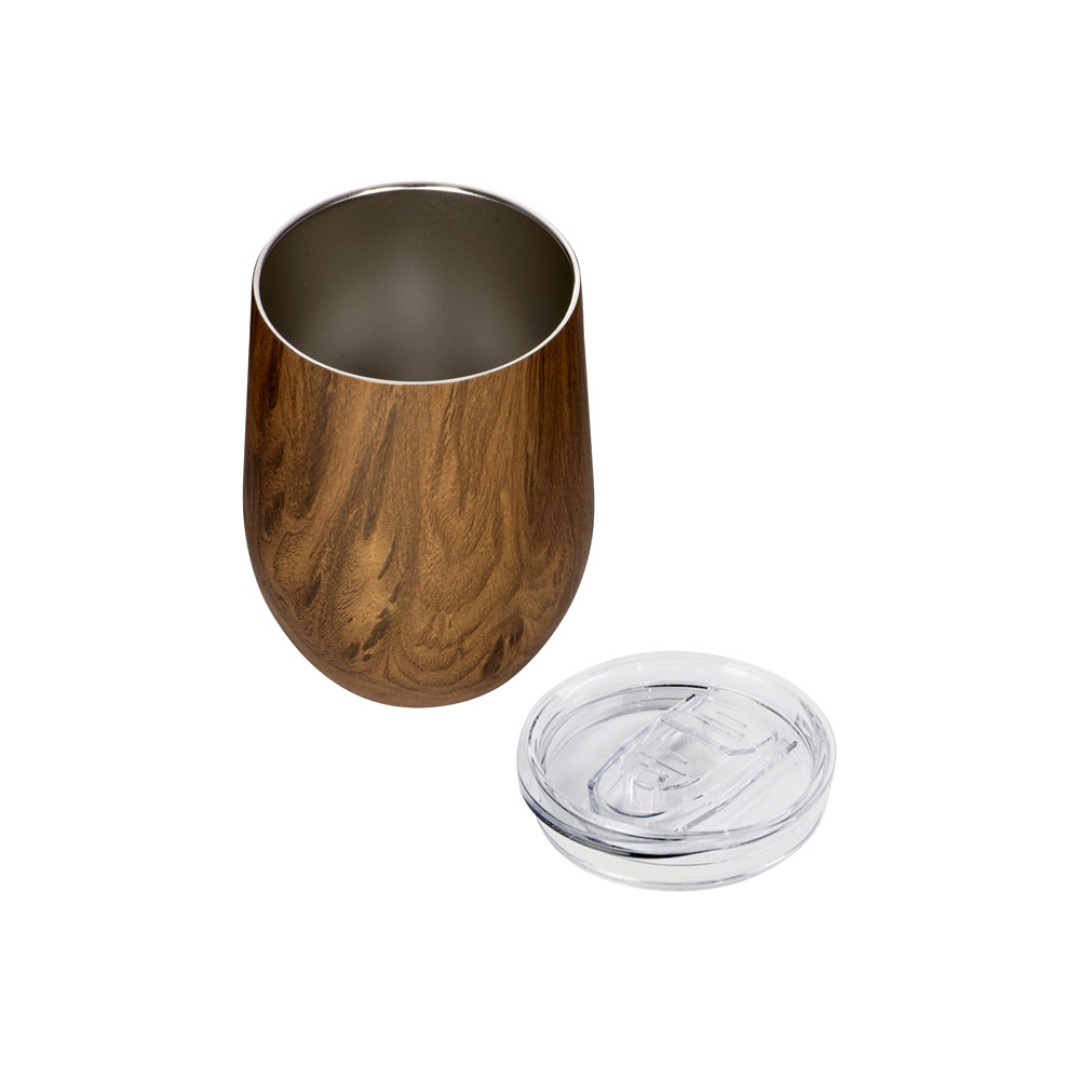 Вакуумная термокружка «Britewood S1», непротекаемая крышка, крафтовый тубус