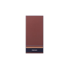 Внешний аккумулятор Rombica NEO ARIA Maroon, 10000мАч, Soft-touch, PD, QCharge, Type-C, бордовый/син