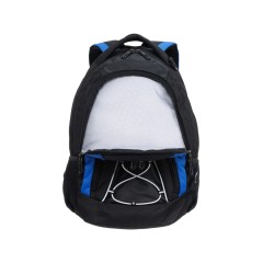 Рюкзак TORBER ROCKIT с отделением для ноутбука 15", черный/синий, полиэстер, 33х19х45 см, 28 л