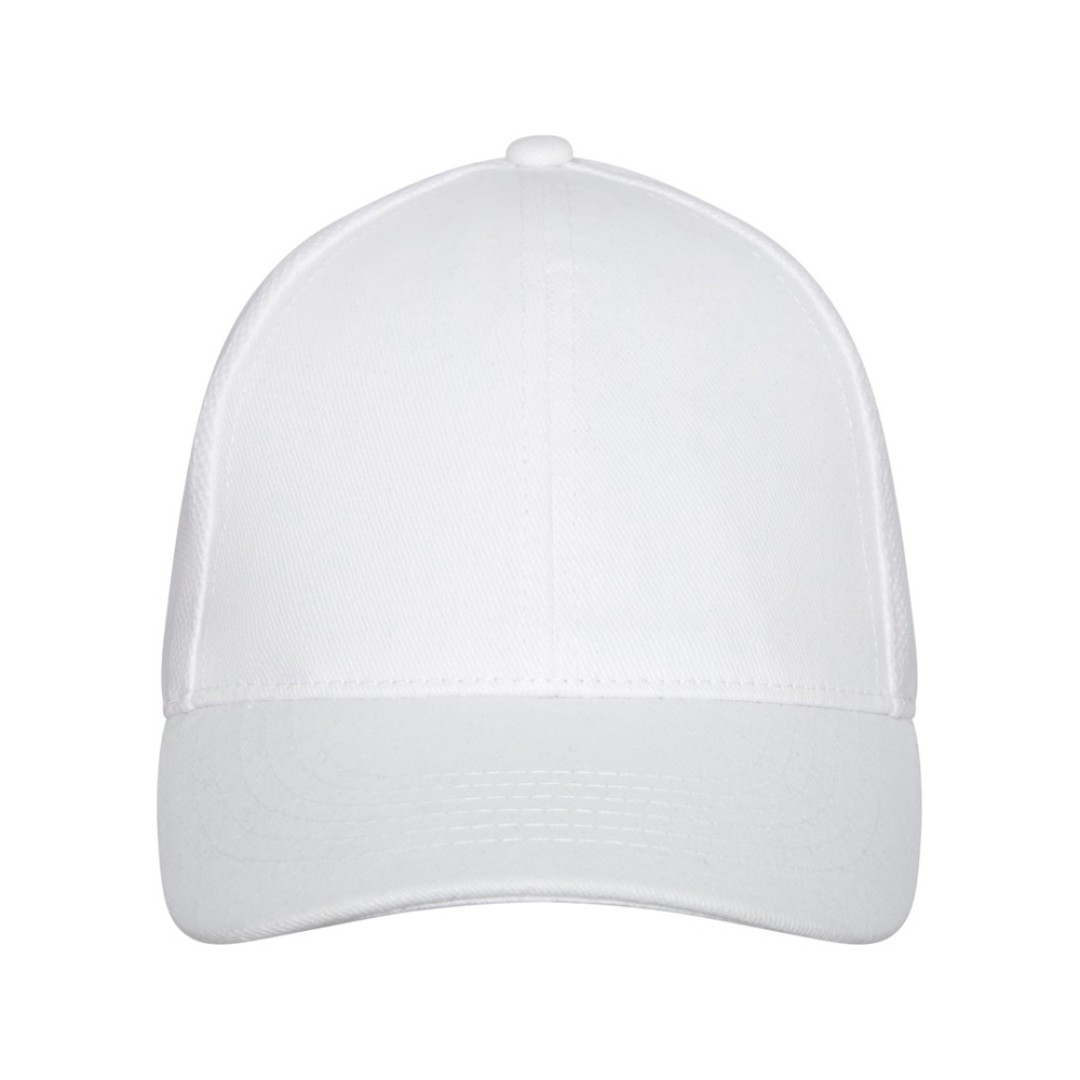 Кепка-бейсболка Drake, 6-панельная, изготовлена из хлопка, белый