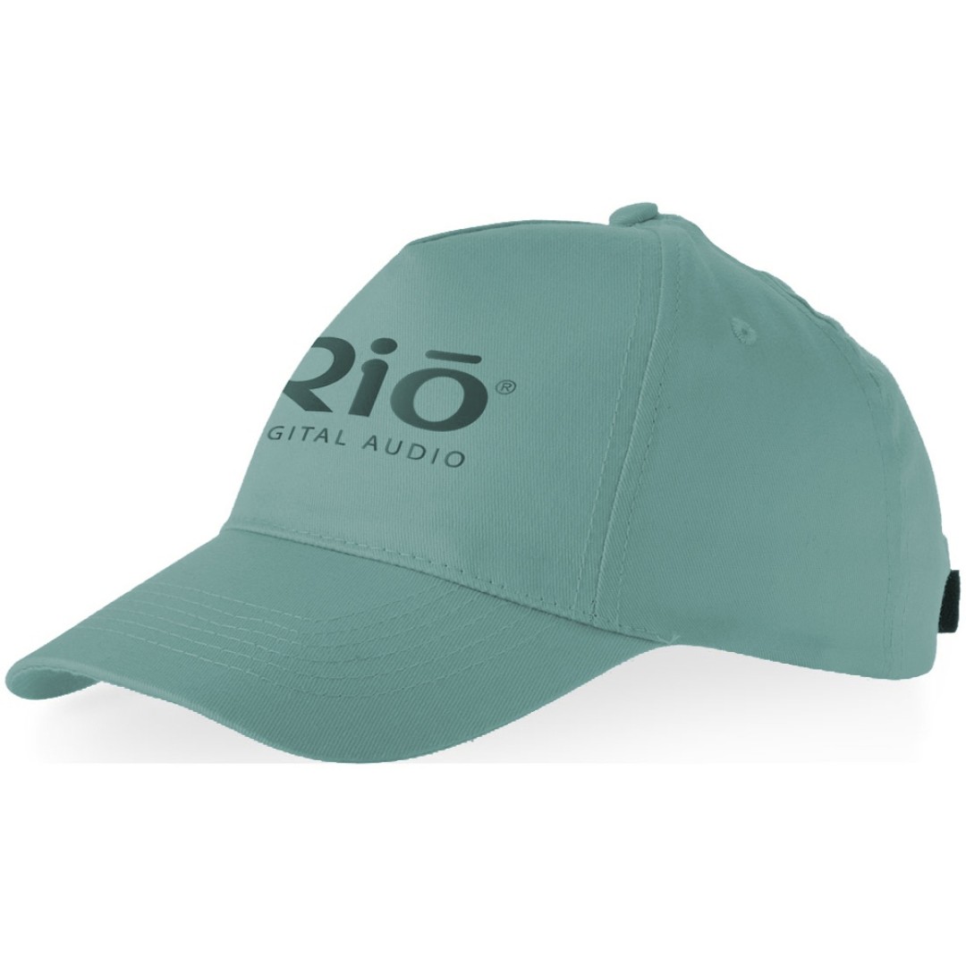 Бейсболка "Memphis" 5-ти панельная 165 гр, припылено-бирюзовый