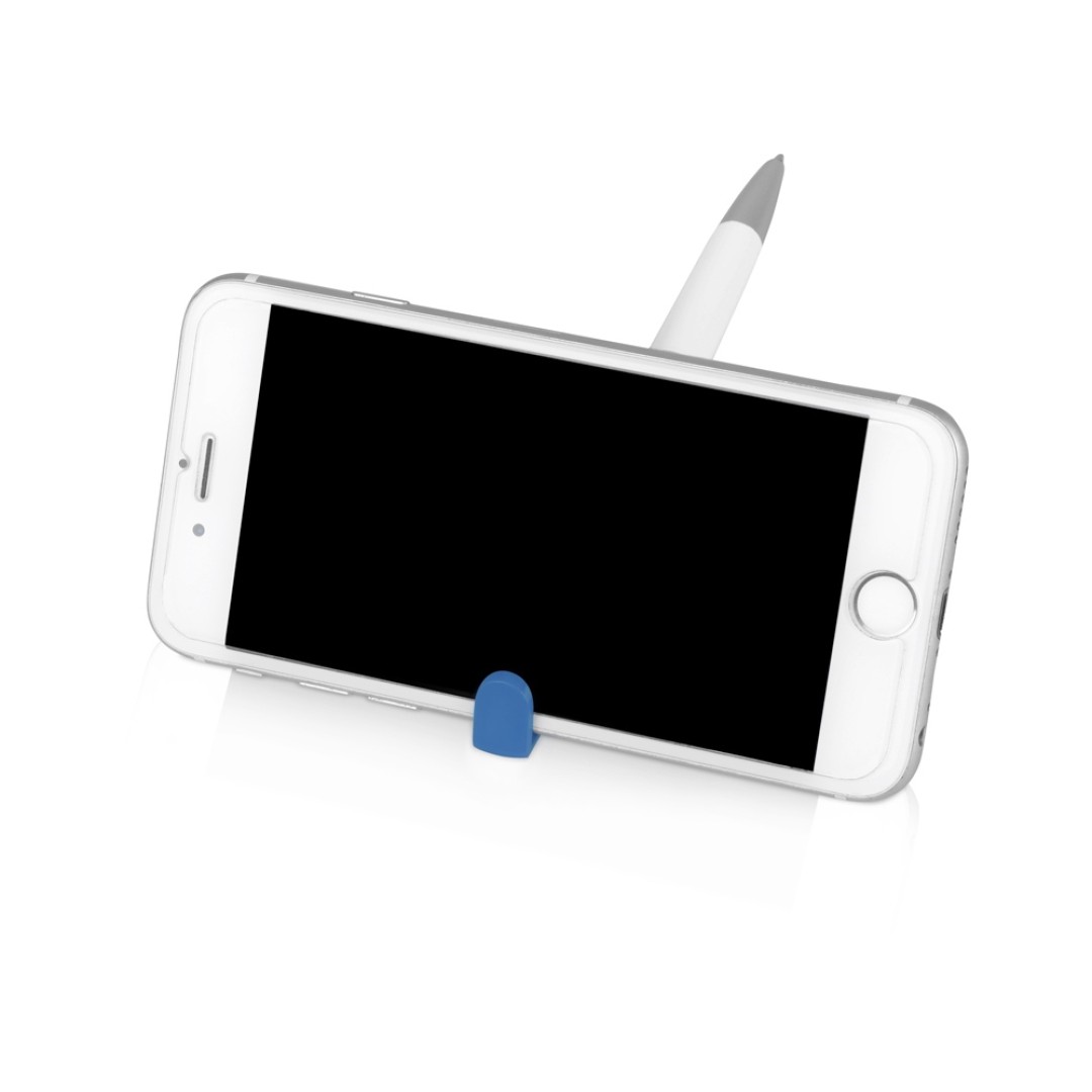 Ручка-подставка «Кипер», белый/голубой