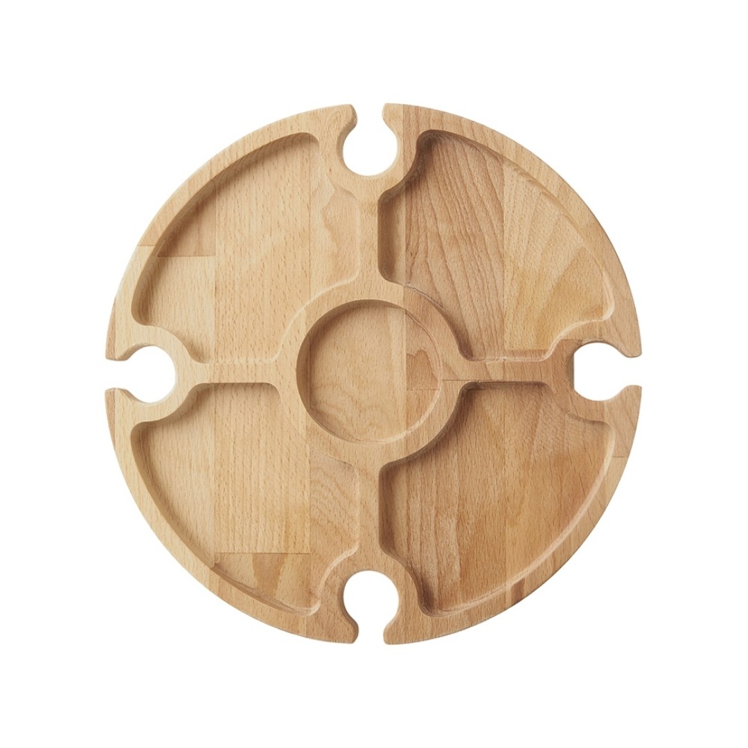 Деревянный столик на складных ножках "Outside party"