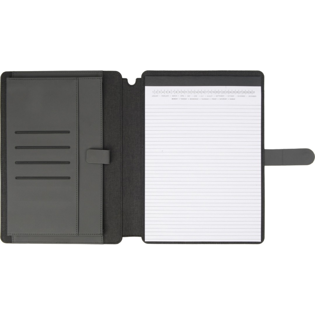 Папка для документов “Kadeo” с блокнотом, темно-серый