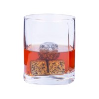 Камни для виски «Gentleman» в бархатном мешочке, 4 шт, серый