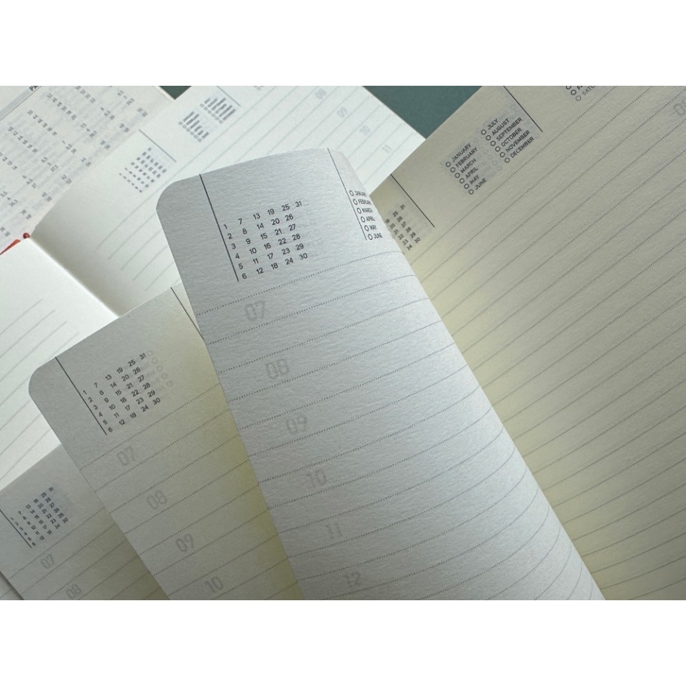 Ежедневник недатированный А5 "Loft", красный