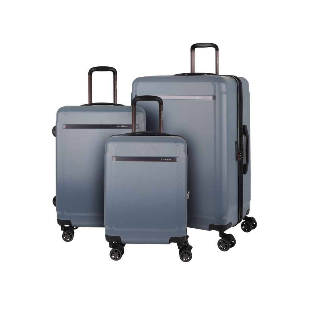 Чемодан Eberhart Craft большой L поликарбонат синий графит 08C-016-428