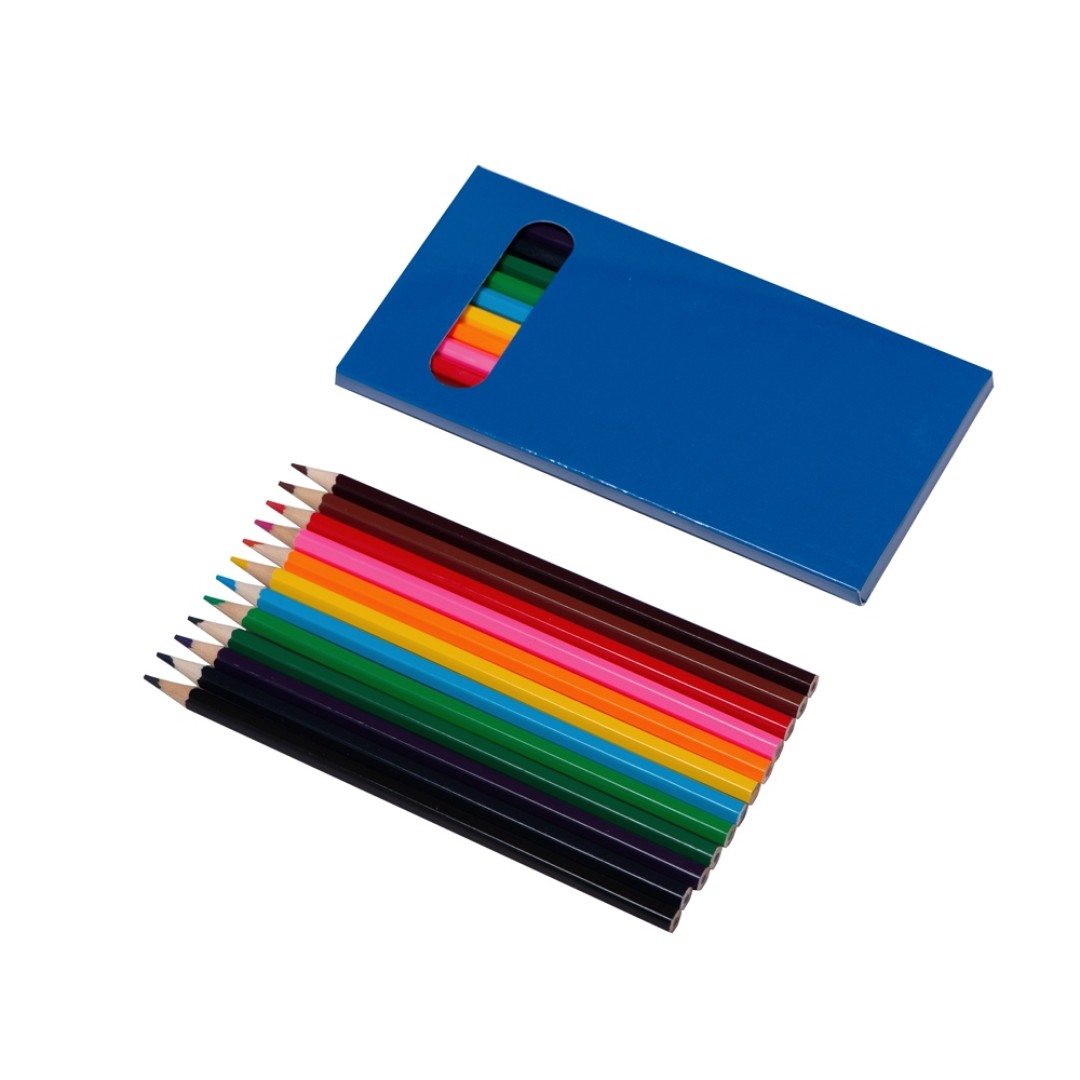 Набор из 12 цветных карандашей "Hakuna Matata", синий