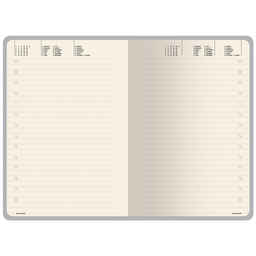 Ежедневник недатированный А5 "Megapolis Color Flex New", светло-серый