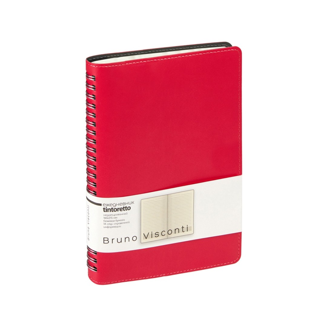 Ежедневник А5 "Tintoretto", красный