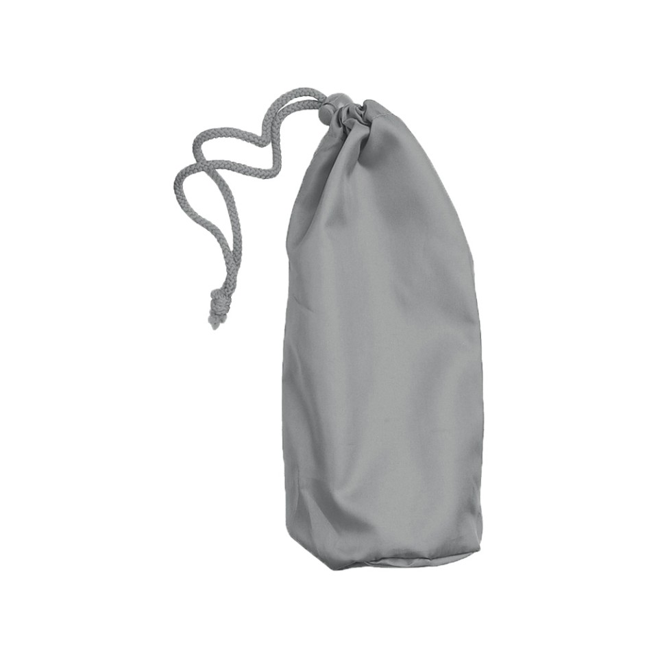 Ветровка "Miami" мужская с чехлом, серебристый