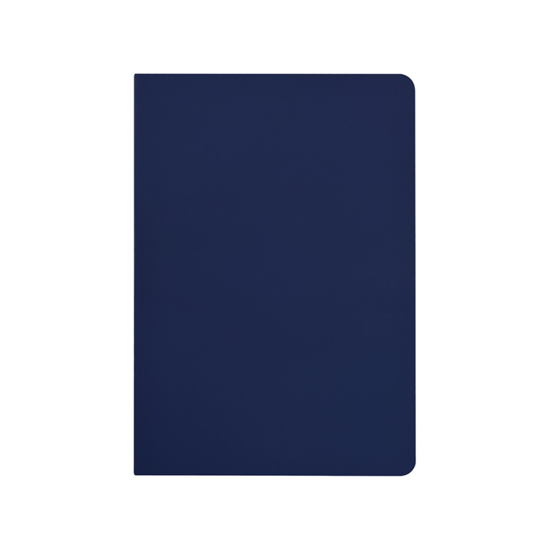 Бизнес-тетрадь А5 "Pragmatic Contrast", 40 листов в клетку, темно-синий с бирюзовым срезом