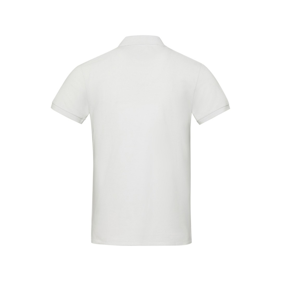Emerald поло унисекс с коротким рукавом из переработанных материалов Aware™. - Белый