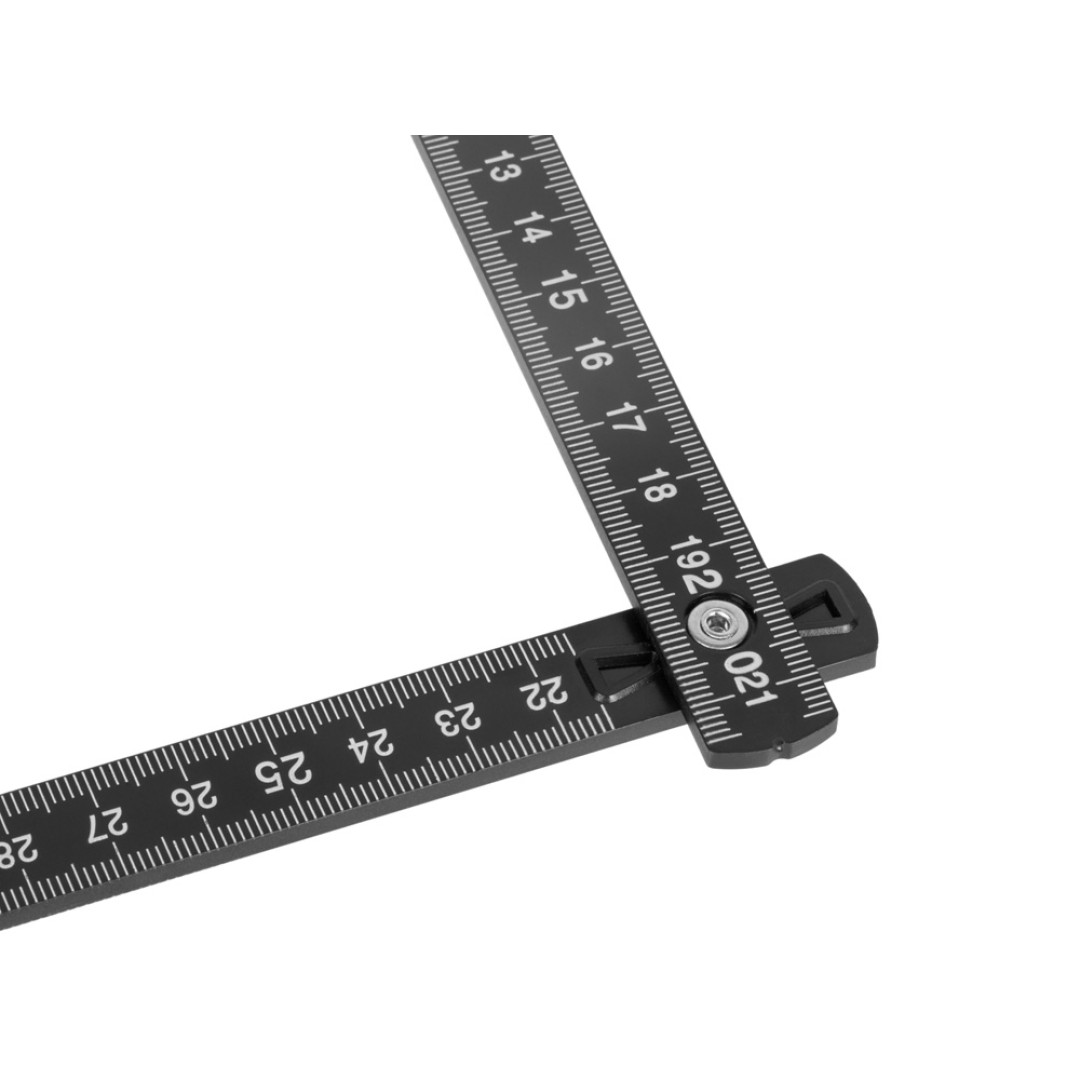 Складная линейка длиной 2 м "Plank", черный