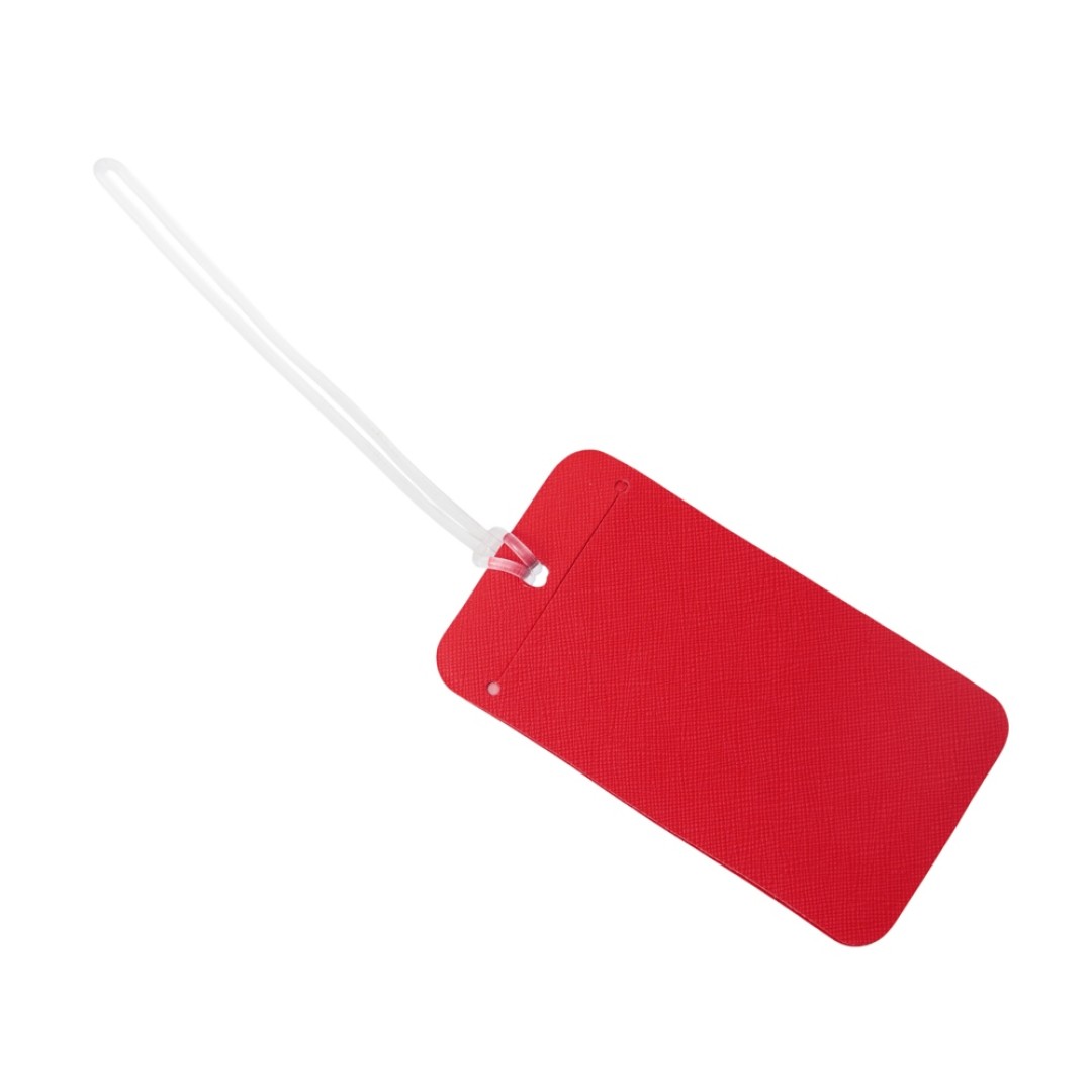 Багажная бирка «Favor» на силиконовой петле, красный