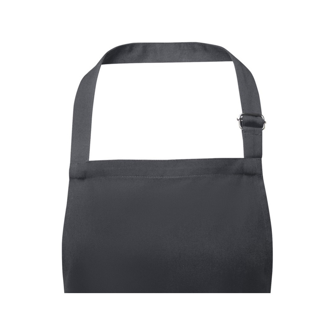 Фартук Andrea плотностью 240 г/м2 с регулируемой завязкой на шее - Темно-серый