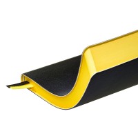 Ежедневник недатированный А5 "Boston", черный (желтый обрез)