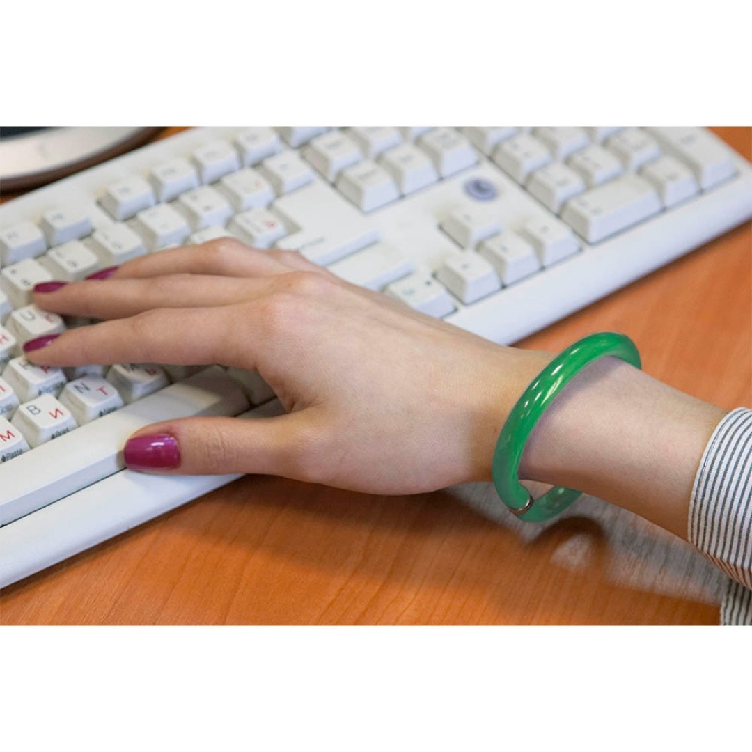 Ручка шариковая-браслет "Арт-Хаус", зеленый