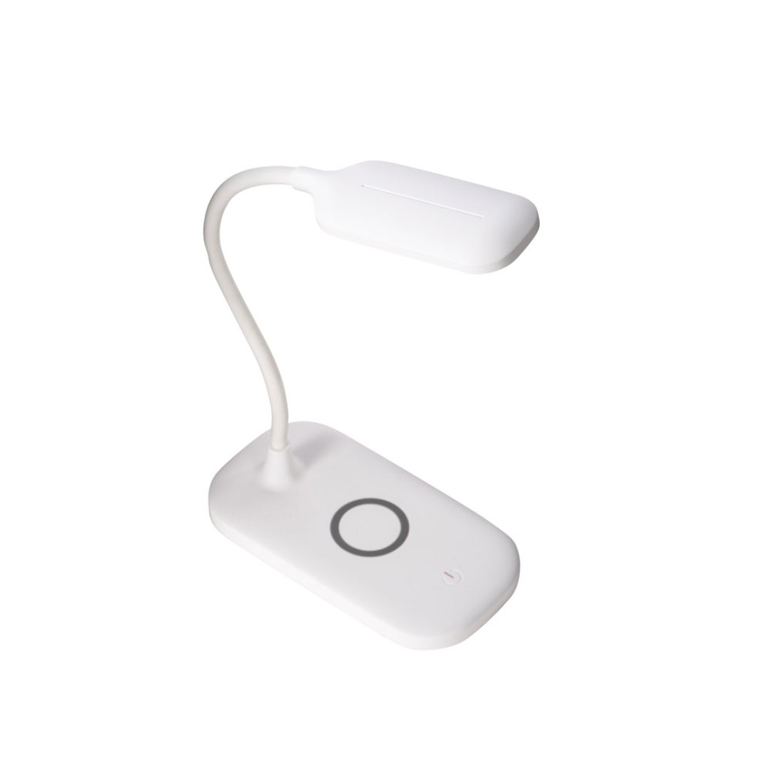 Настольный светильник с беспроводной зарядкой "Nimble", 10 Вт