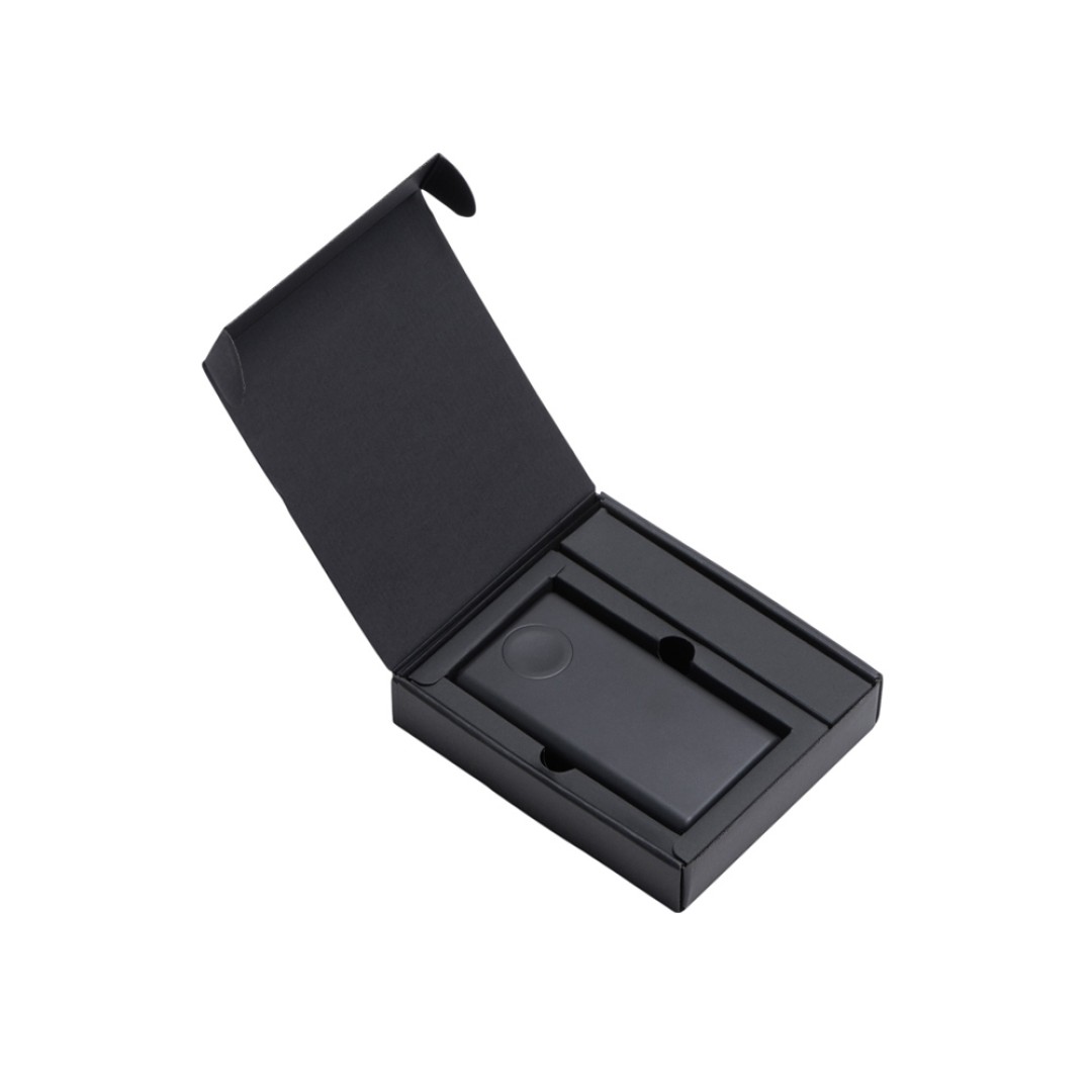 Внешний беспроводной аккумулятор 2-в-1 с функцией зарядки Apple Watch, QC/PD «AtomIQ», 10000 мАч, черный