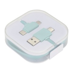 Цветной зарядный кабель, мятный