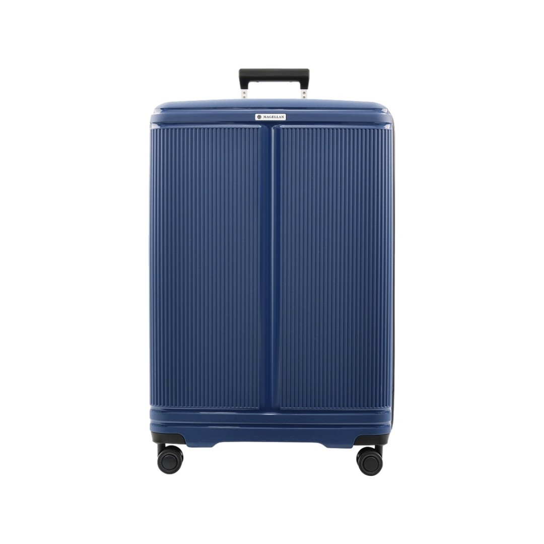 Чемодан 4-х колесный, Magellan, TRINIDAD, 110л, синий металлик