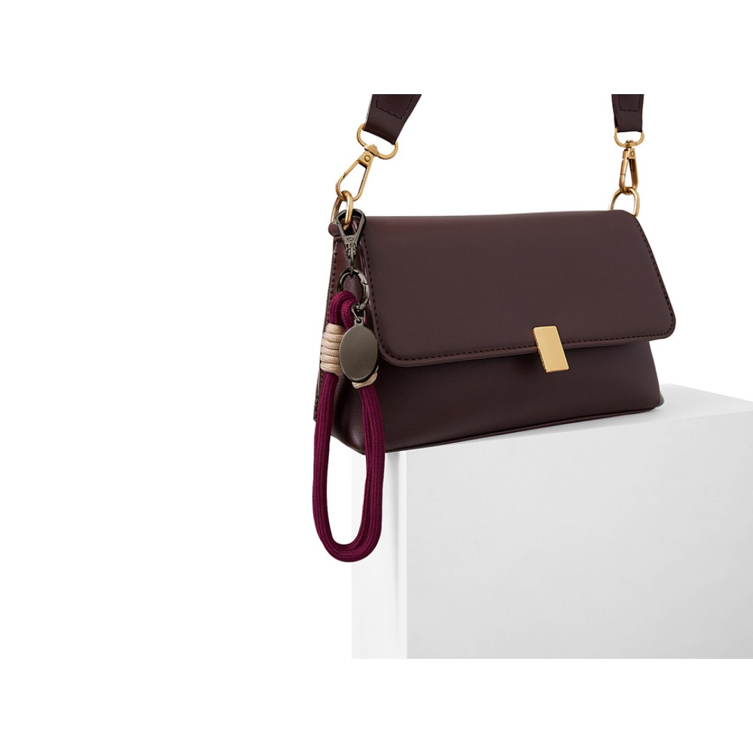 Брелок-браслет "Bohemian", бургунди